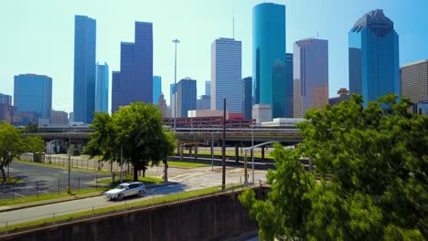 aerial video of houston texas