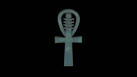 amuleto de ankh - bucle de rotación
