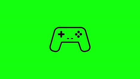 10 intro animations of a joystick symbol or icon