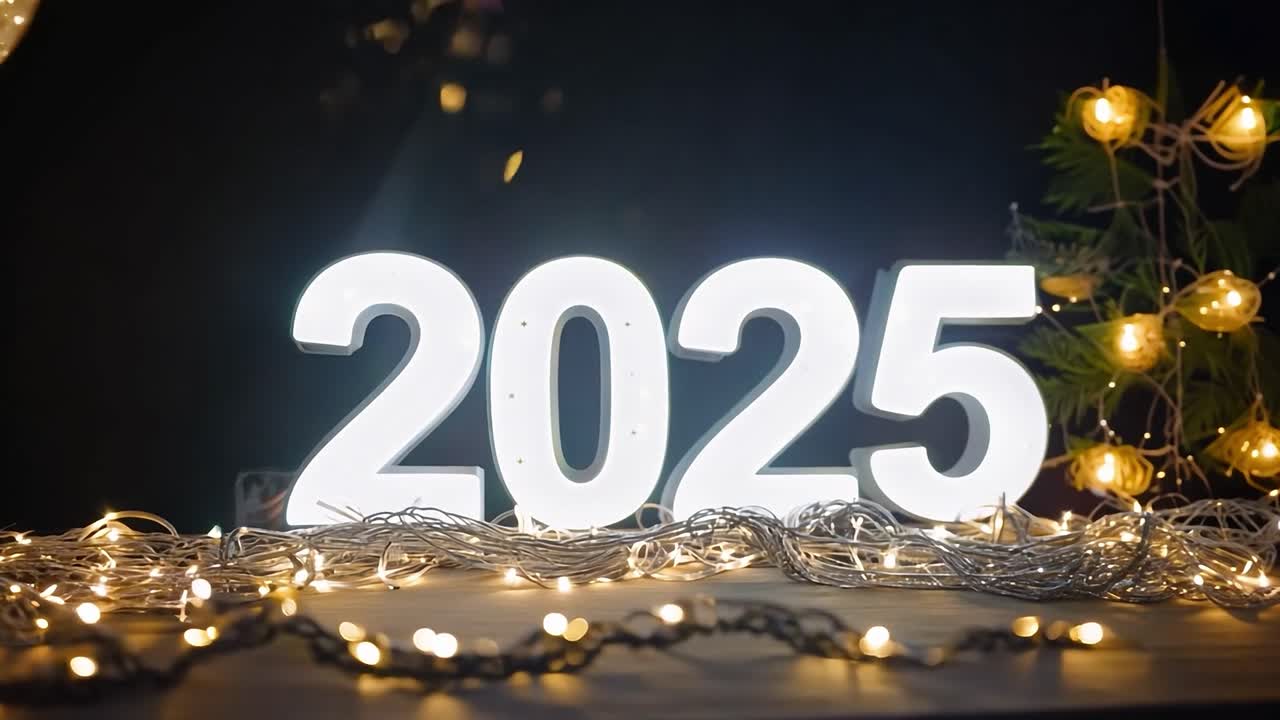 Happy New Year 2025 Decorations