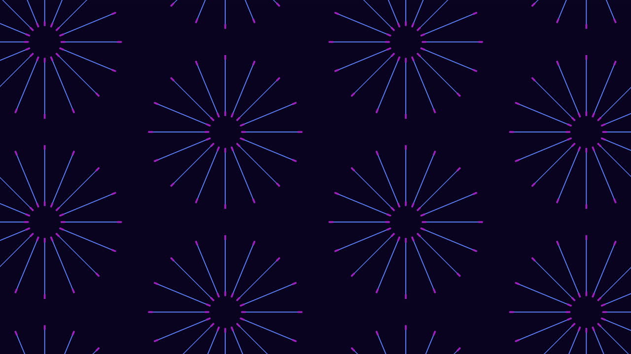 검은색에 빛나는 빨간색과 파란색 선