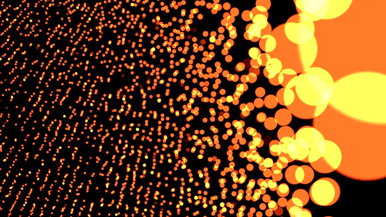 abstracto bokeh de fondo partículas de baile dorado dorado