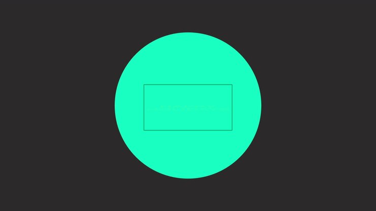 Green circle with Happy Holidays text on black background
