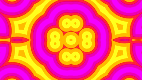 kaleidoscope circles motion background loop