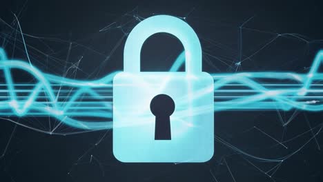 digital padlock for cybersecurity