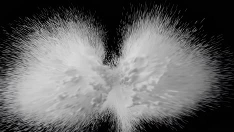 abstract explosion and splash