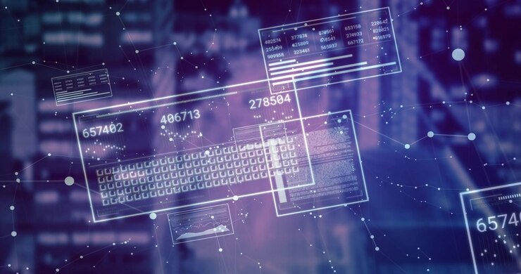 Data feed activating HUD cluster, panels appearing, numbers updating, shifting for live data