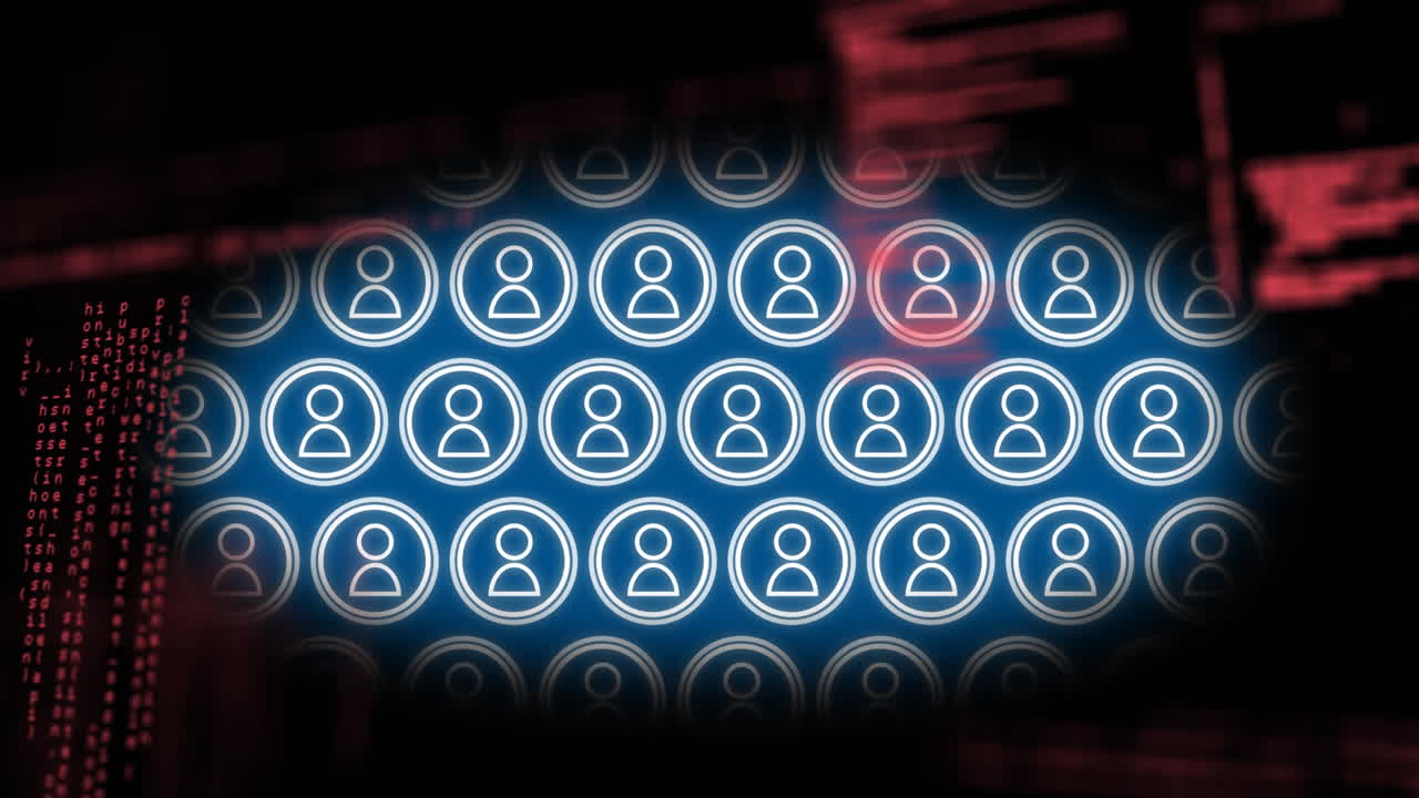 conexión a las redes sociales y códigos