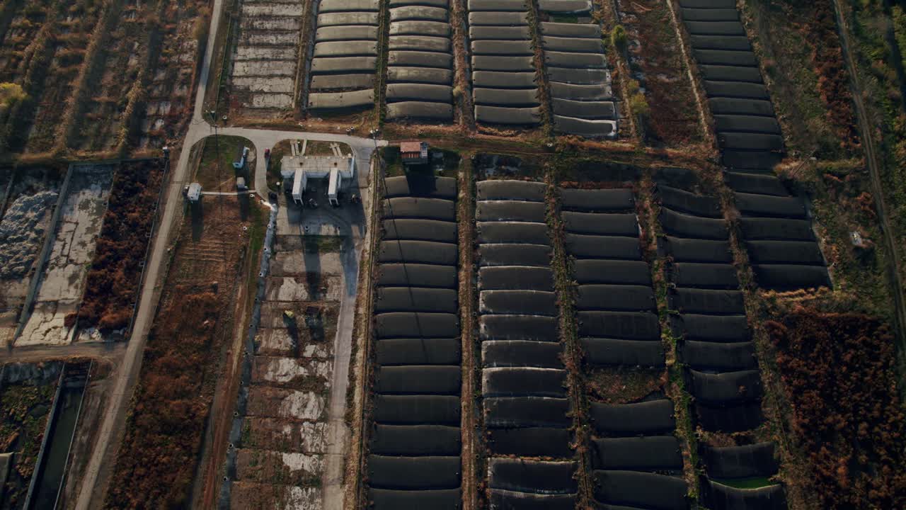 폐수 처리 시설, 더러운 물 또는 폐수 필터링의 둥근 여론조사