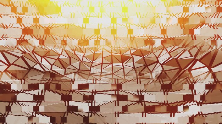 Moving kaleidoscope. 4K motion graphics