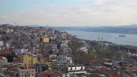 great view of istanbul from the galata tower.turkey. european part of the city.