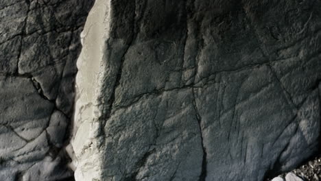 close up of rocky stones formation