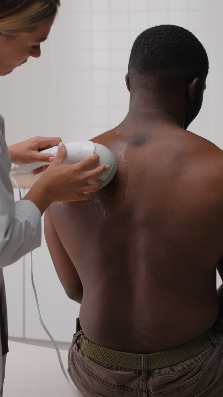 sesión de masaje terapéutico