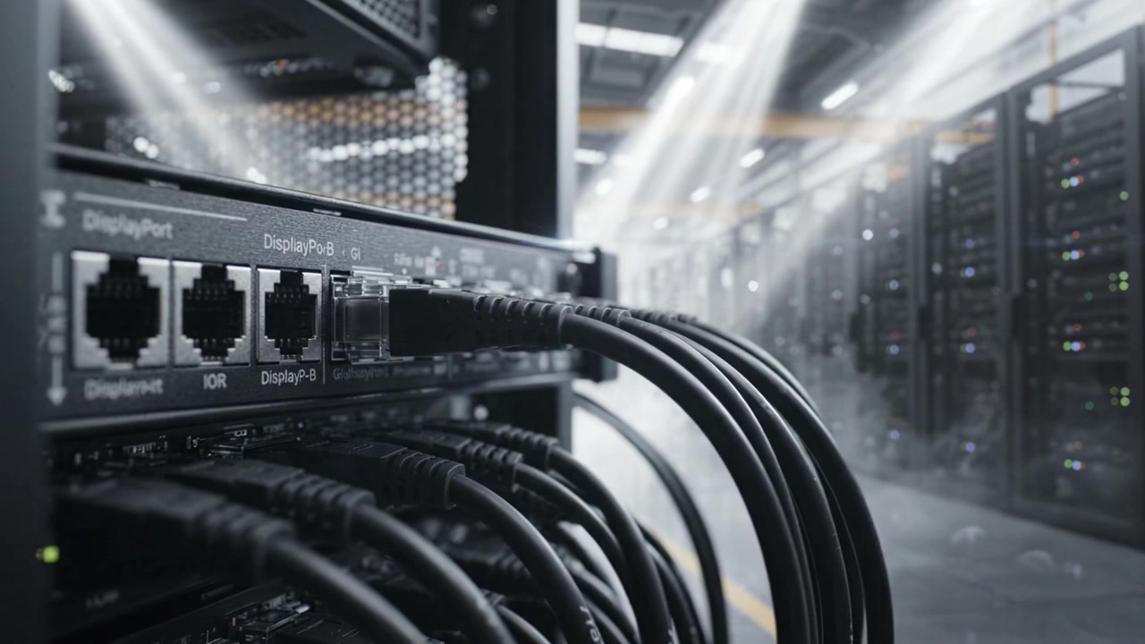An Inside Look at Data Center Technology: High-Density Server Racks with Advanced Connectivity Options and Dynamic Ambient Environment
