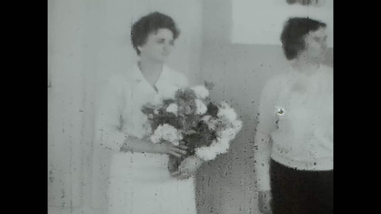 A Vintage Black and White Video of Pioneers at meeting at school. CIRCA USSR 1970: A Vintage Black and White Video of Pioneers at meeting at school