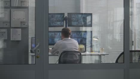 security surveillance room