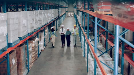 inspección del almacén