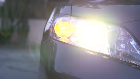 car-headlights-parked-4k-hd