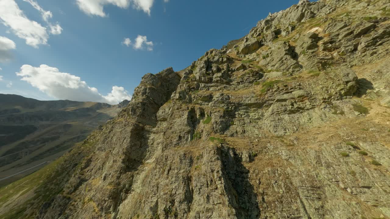 Valleys and alpine ridges in the Cantabrian Mountains