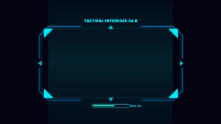 Futuristic Tactical Interface HUD Scanning Animation