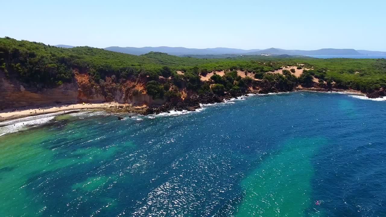 ripresa aerea delle spiagge di el kala algeria