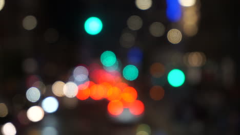 bokeh de semáforos