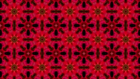 kaleidoscope movement: geometric circle and star shapes