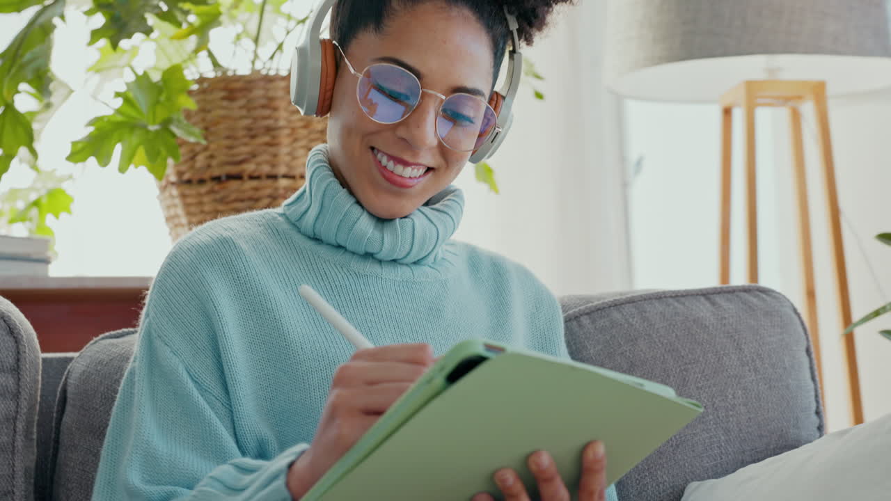 Headphones, graphic designer