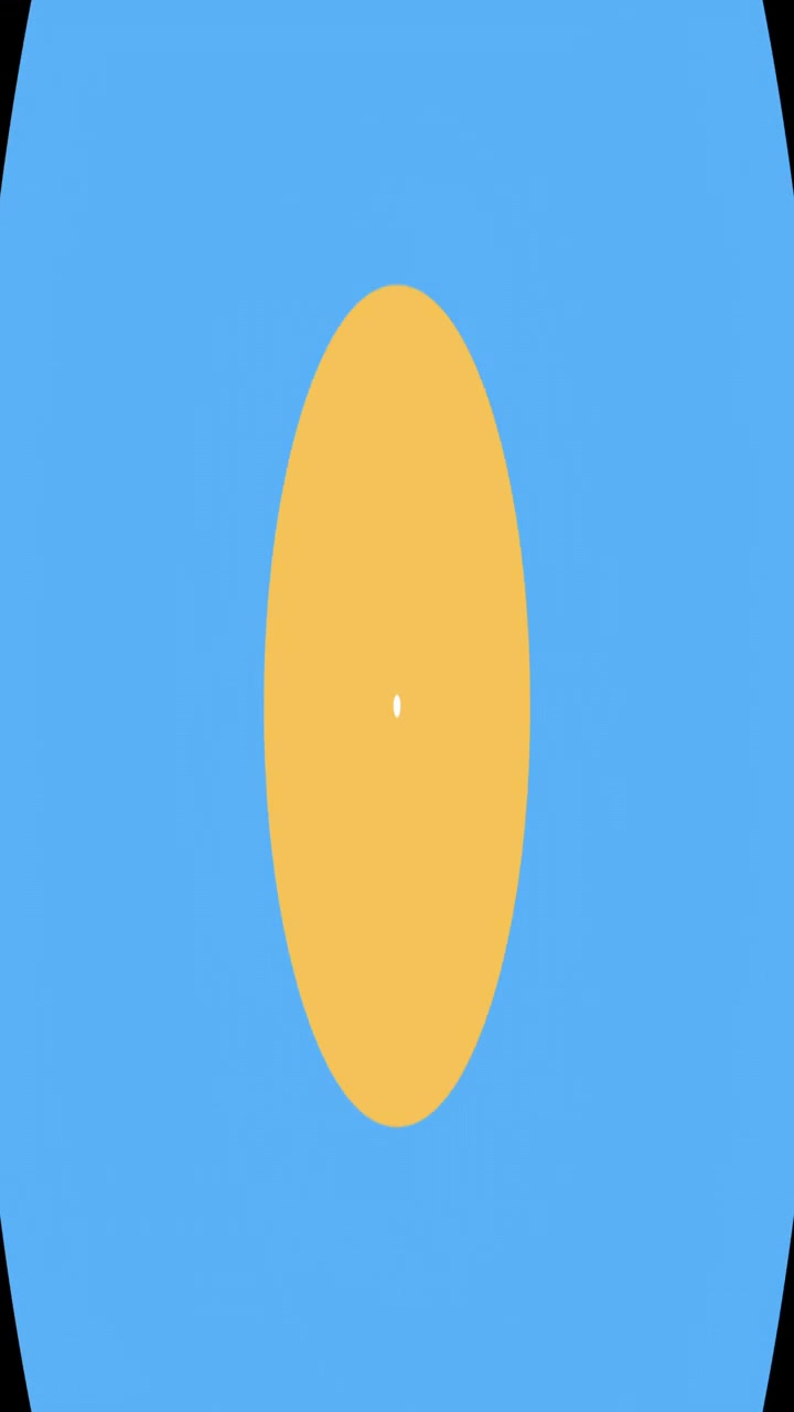 Abstract Motion Graphic Featuring Expanding and Contracting Geometric Shapes
