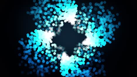 patrón de luz azul abstracto