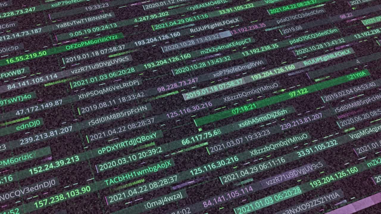 Abstract Digital Data Visualization