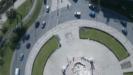 top-down aerial view of the historic caravel