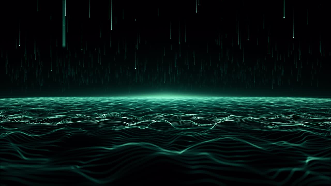 Particles dust abstract light bokeh motion titles cinematic background loop