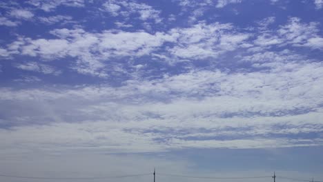 beautiful sky with clouds moving