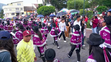 vibrant street parade in guatemala