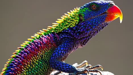 colorful rainbow lizard