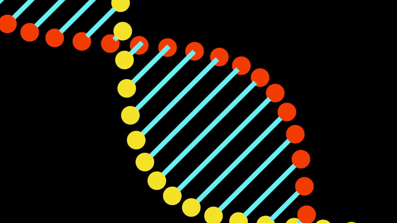 ilustración de doble hélice de adn