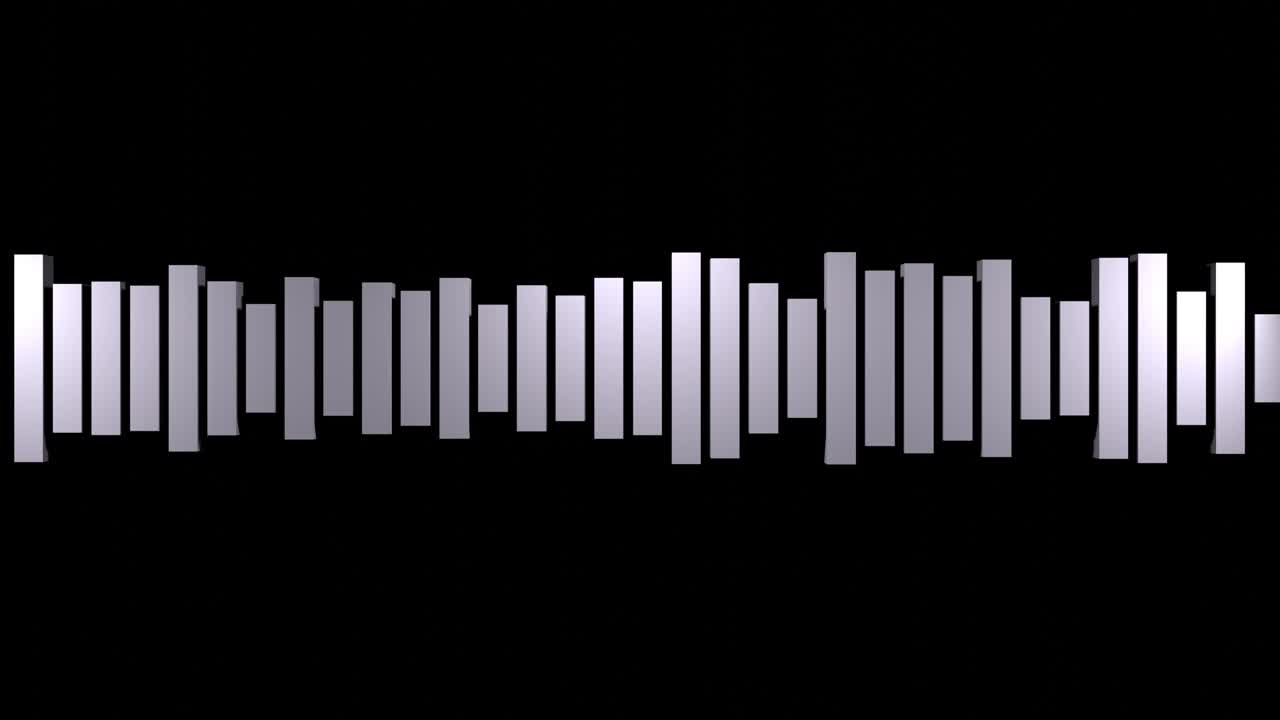 las imágenes de video del ecualizador.