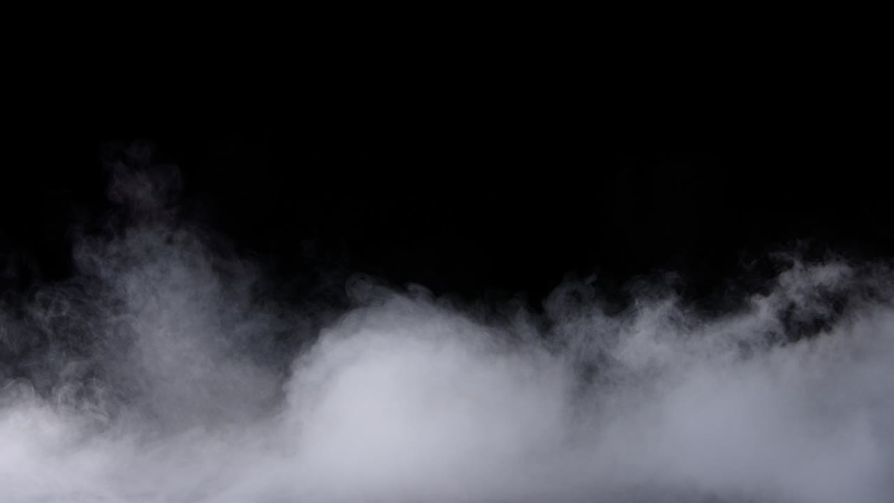 hielo seco realista nubes de humo niebla