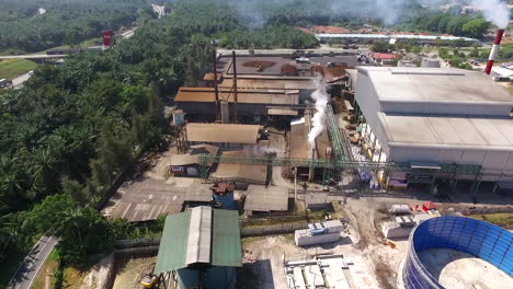 aerial - malaysia's palm oil factory