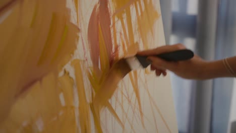 pintor obra de arte abstracta