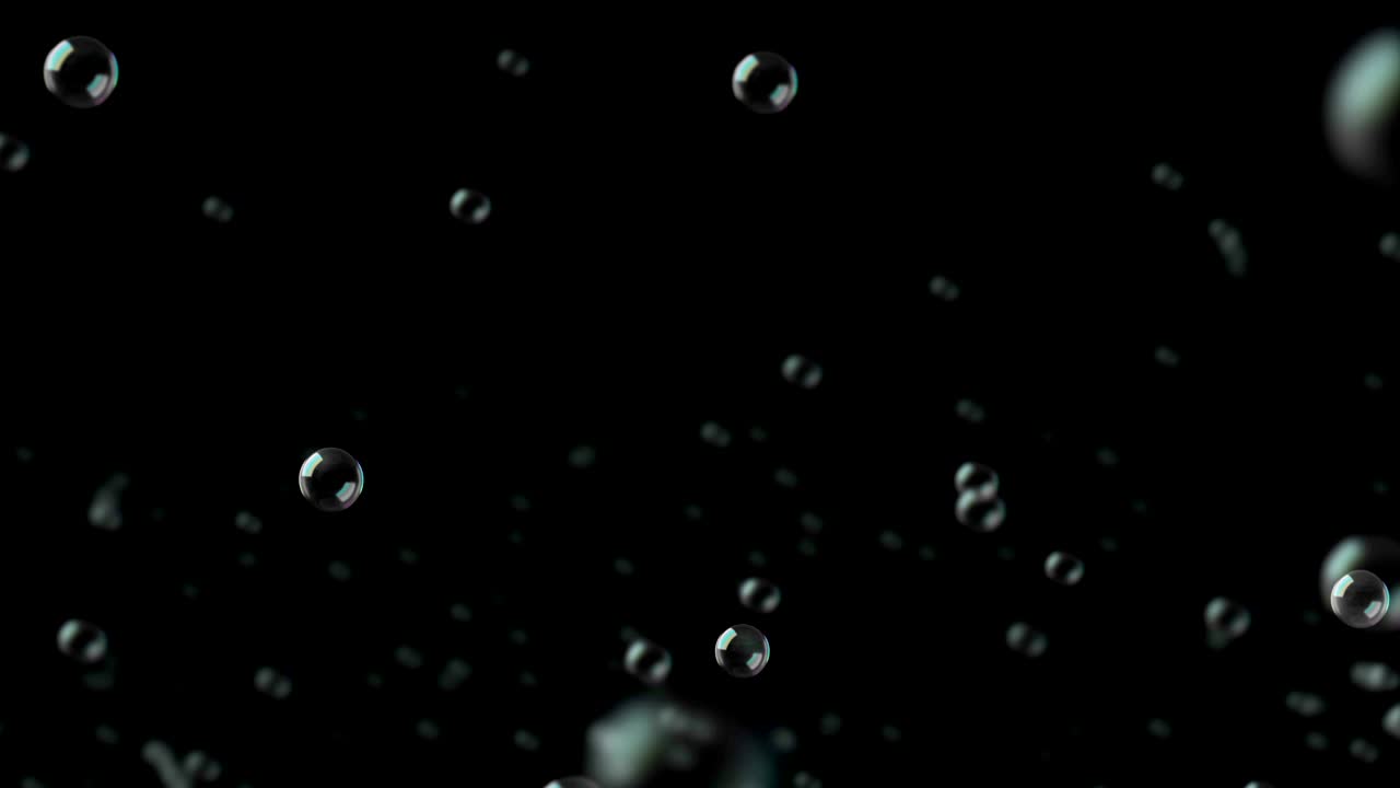Bubbles 4K seamless loop