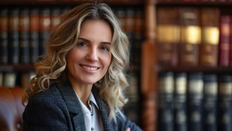 professional woman in law office