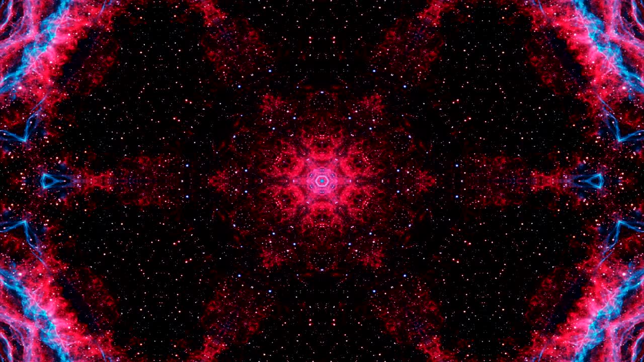 추상적인, 다채로운, 반이는, 몽환적인 개념, 대칭적인 패턴, 장식적, 장식적인, 칼레도스코프, 움직임, 기하학적, 원형, 별 모양.