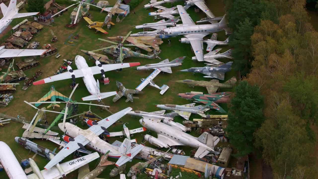 Flykirkegård ved flyparkmuseet, Zruc Senec, Tjekkiet