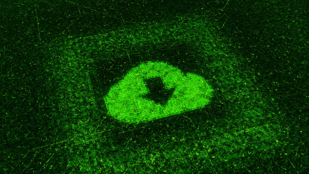 icono de la nube digital