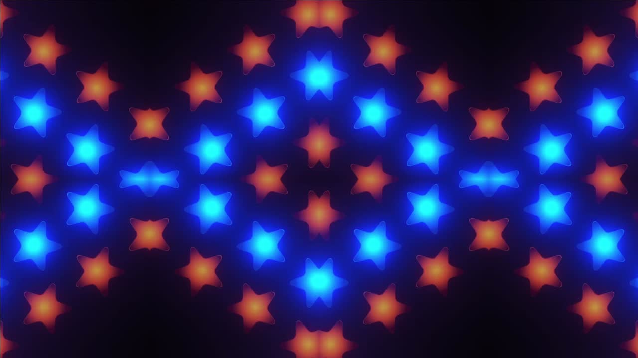 Abstract Star Pattern Visuals