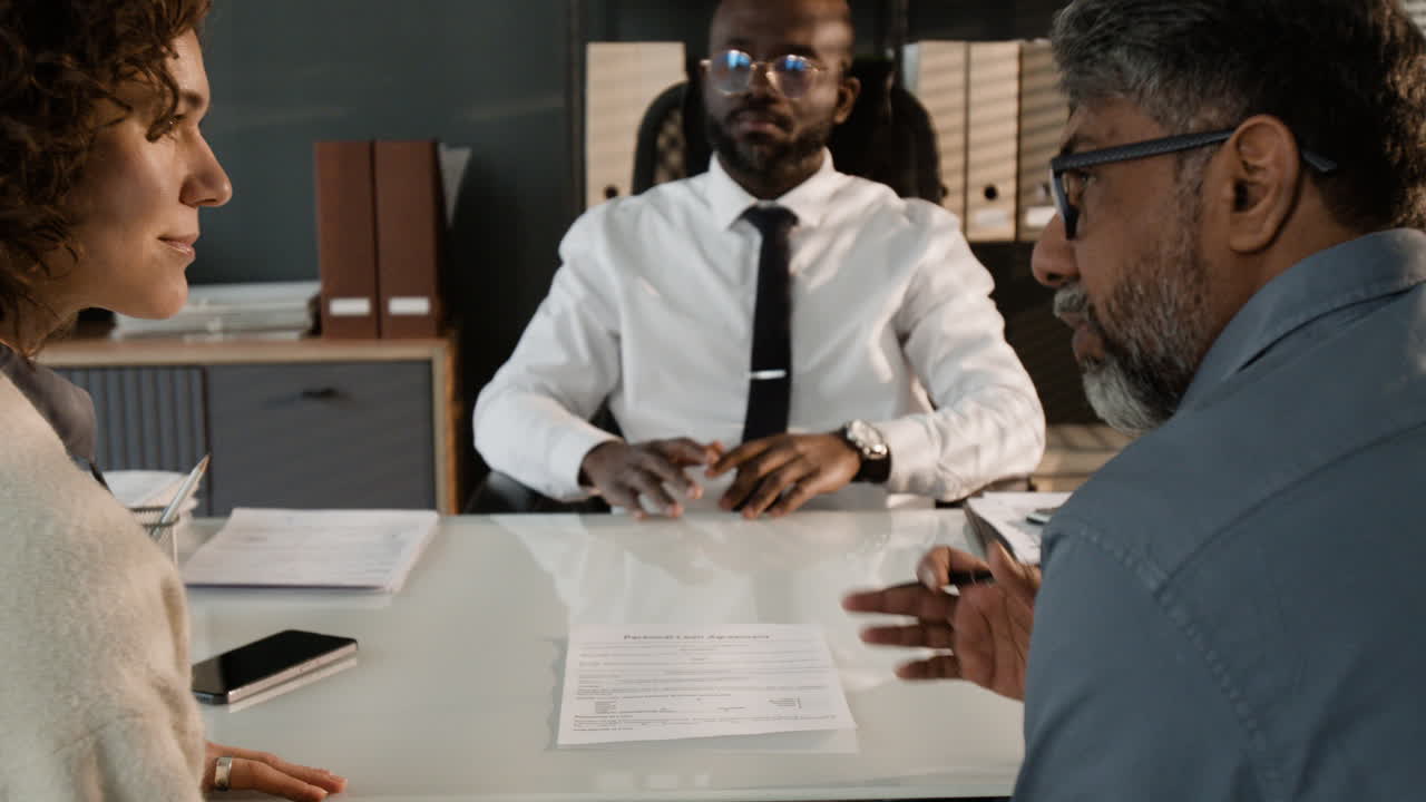 Business Meeting and Contract Signing