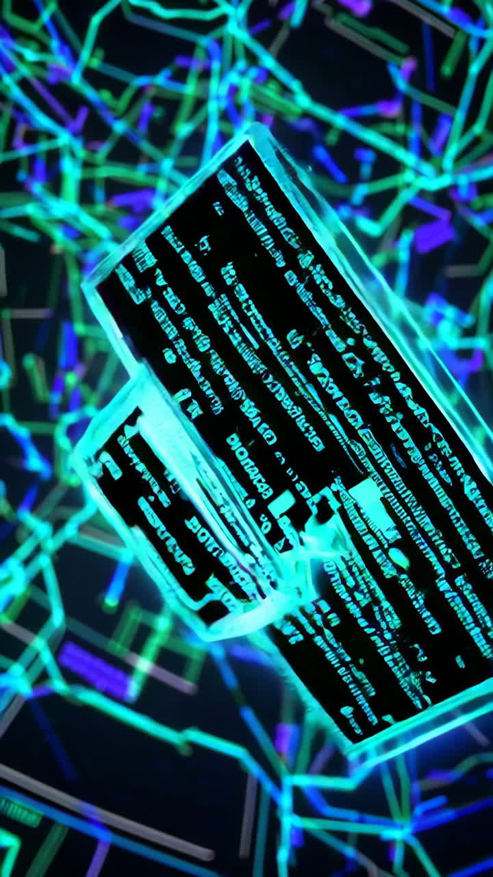 Abstract Digital Network Chain