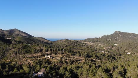 Drohnenaufnahme-Der-Aussicht-Und-Natur-Auf-Ibiza